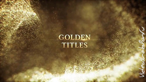 Golden Titles 65855 - After Effects Templates