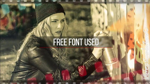 Grunge Filmstrip Slideshow 86826 - After Effects Templates