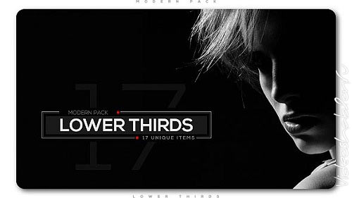 Modern Lower Thirds Pack 20876714 - Project for After Effects