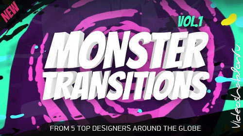 Monster Transitions - Add Ons for After Effects (Videohive)